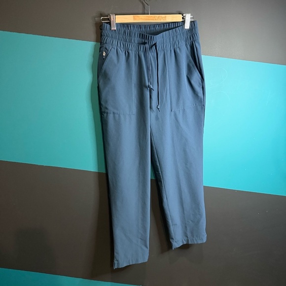 Adidas Blue Pantsuit Relaxed Fit Elastic Waist - Picture 2 of 9